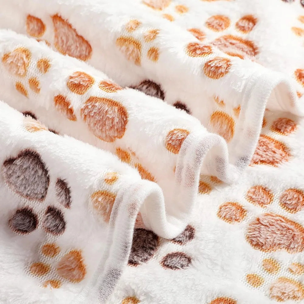 12 Piece Fleece Pet Blanket Set For Dogs And Cats All Season