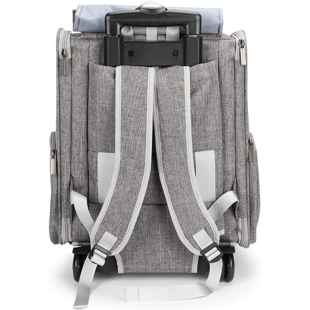 TIFICY Pet Rolling Carrier With Wheels For Cats And Dogs