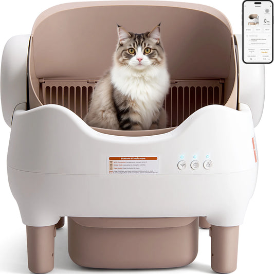 Lunapurr Auto Self Cleaning Litter Box With App Control