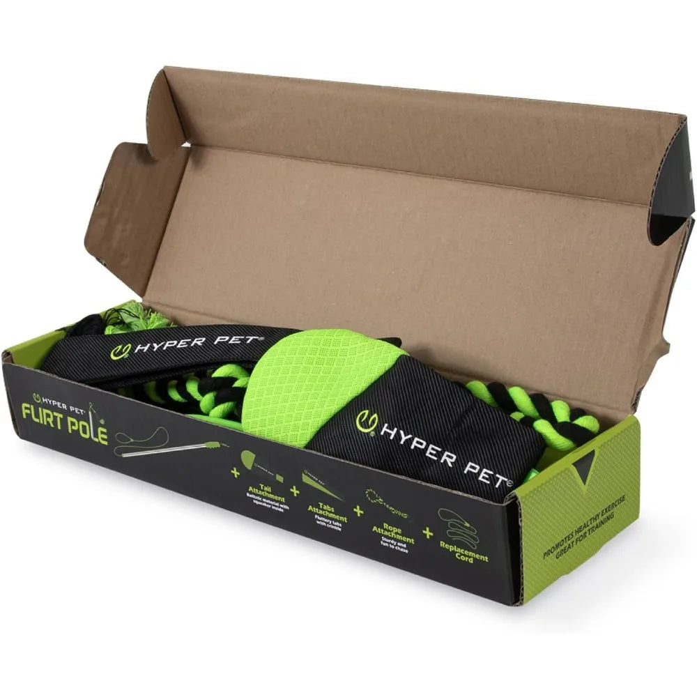 Hyper Pet Flirt Pole Interactive Dog Training Toy Pro